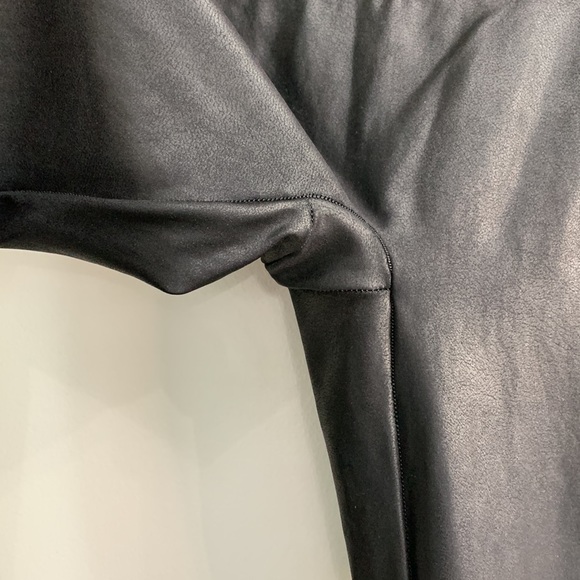 SPANX Faux Leather Leggings in Black - Picture 5 of 8